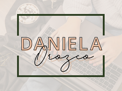 Daniela Orozco Branding branding design logo typography vector