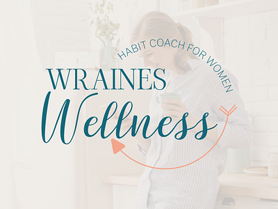 Wraines Wellness Branding branding design icon logo typography vector