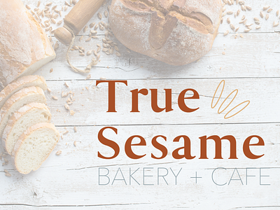 True Sesame Bakery + Cafe Branding