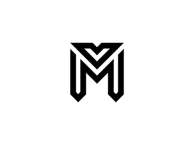 MV logo law monogram letter by art_pensilKuli on Dribbble