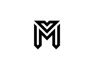 MV logo law monogram letter app branding design icon illustration logo typography ui ux vector
