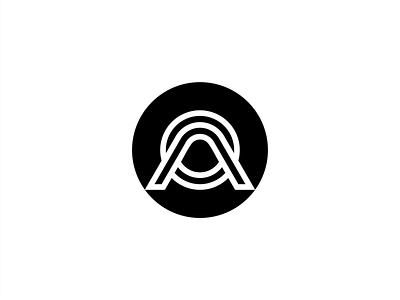 AO logo super cool combination app branding design icon illustration logo typography ui ux vector