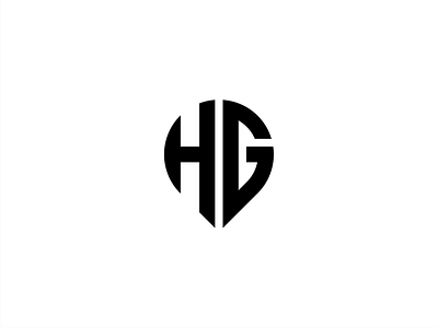 creative HG letter concept logo