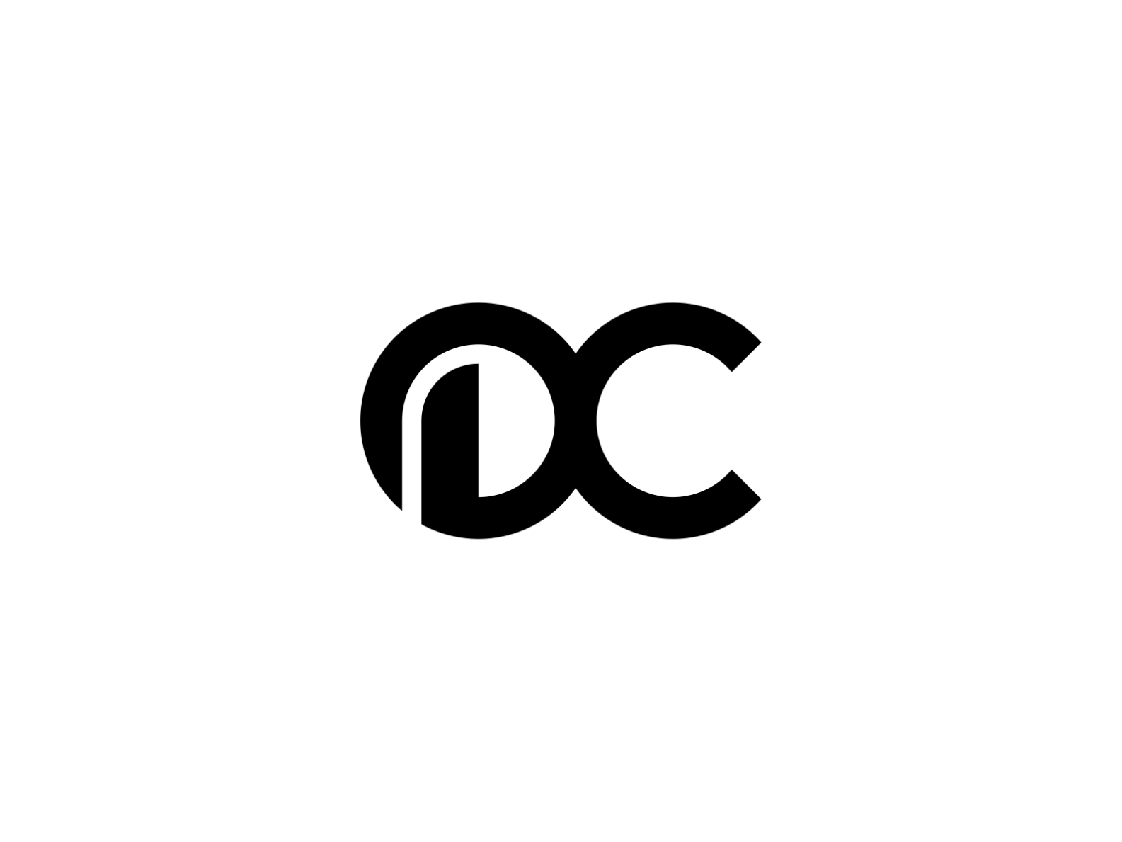 Letter D C Icon Logo Design Template.creative Initial C D Symbol. DC Logo  Royalty Free SVG, Cliparts, Vectors, and Stock Illustration. Image  156875382.