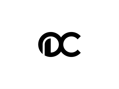DC logo initial letter design app branding design icon illustration logo typography ui ux vector