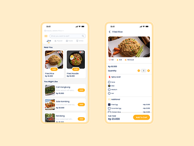 Food Delivery app Design