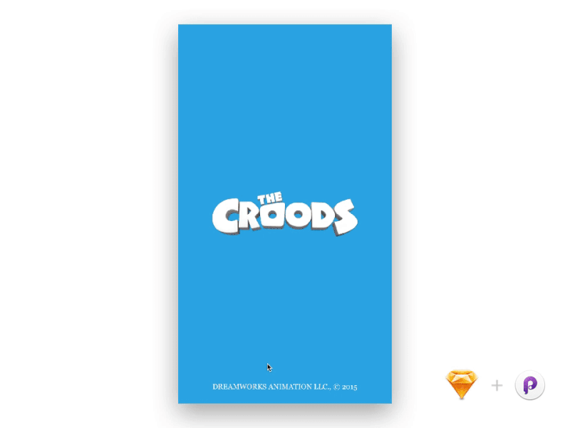 Croods (2013) Character Information App Prototype