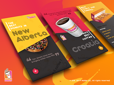Dunkin'Donuts dunkindonuts shopping sketch ui ux