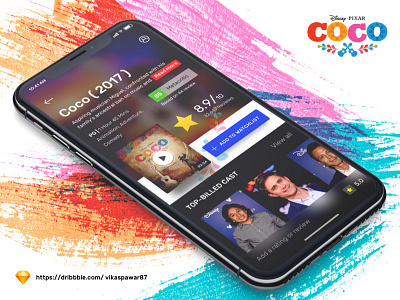 COCO 2017 ❤ coco imdb movie sketch ui ux