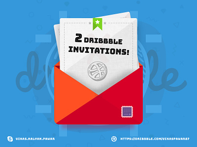 🏀 2x Dribbble invites giveaway ✋ invitations sketch