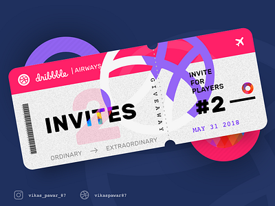 Hey Guys, I have 2 dribbble invites to share...