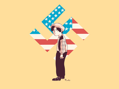 The Plot Against America design dystopia fan art illustration illustrator poster art scifi tv show tv shows usa