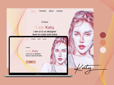 Landing page design branding design dribbble figma graphic design illustration logo ui uiux ux