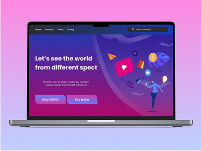 web design landing page