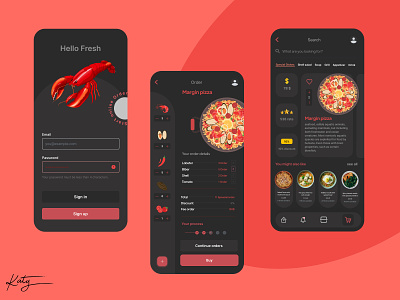 Food order mobile app design app branding design dribbble figma food graphic design illustration order ui uiux ux