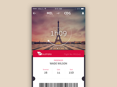 Day 024 - Boarding Pass