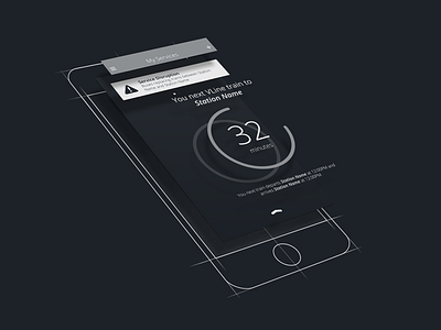 V/Line Case Study Artwork app artwork case study iphone mobile wireframe