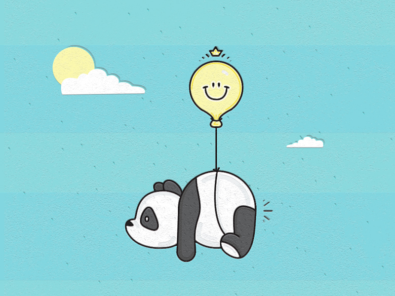 Happy Panda by Jaco Oosthuyzen on Dribbble