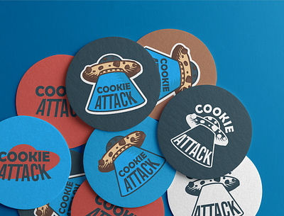 Cookie Attack! brand design branding design illustration logo logo design vector visual identity