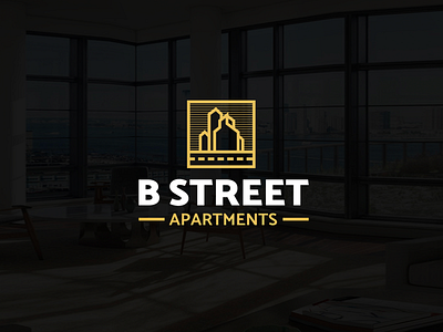 B Street Apartments branding logo