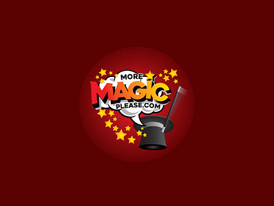 More Magic Please branding logo