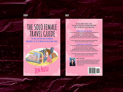 The Solo Female Travel Guide bookcover design