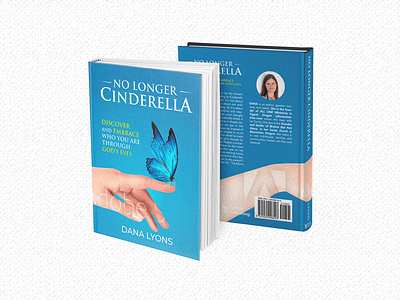 No Longer Cinderella bookcover branding