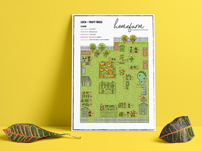 Homefarm Landscaping Digital Art design illustration