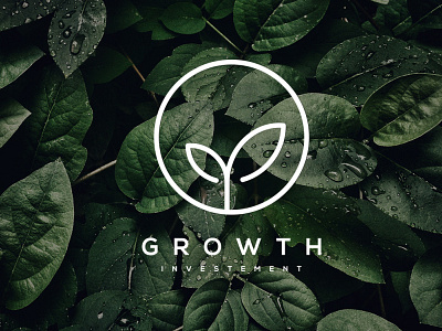 Nature Logo Design: Growth 3d animation app art branding design fashion logo graphic design icon illustration logo logo design motion graphics nature nature logo ui vector