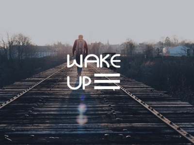 Logo: Wake up 3d animation app branding design graphic design icon illustration logo motion graphics ui vector