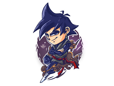 Black goku anime blackgoku character chibi comic design dragonball goku illustration manga