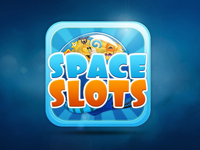 Icon for Slots Game cartoon casino game icon planet slot slots space