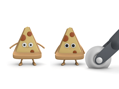 Diseño de personaje | 3D  | Pizza