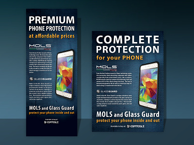 MOLS + GlassGuard - Banners and Marketing Collaterals asset creation b2b banner design branding design exhibit design graphic design large format design marketing marketing collateral one sheet photo editing poster design print design product sheet sell sheet