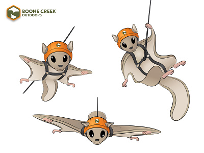 Boone Creek Outdoors - Mascot Design adobe illustrator asset creation branding character design design digital illustration graphic design illustration mascot design vector illustration web graphics