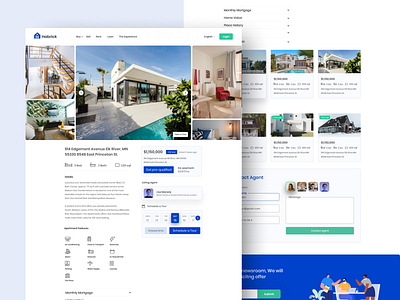 Real Estate Home Detail Page
