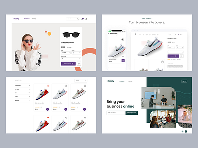Ecommerce Shop - Header Style & Product cloth store customer ecommerce ecommerce shop landing page online store pos product landing page product page shoe shoe store shoes buy shop shop homepage shop landing page user interface web header web ui