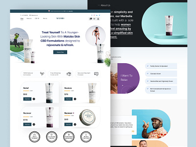 Sports Cream CBD - Product Page cbd cbd cream cream ecommerce ecommerce landing page landing page product page sports sports cream website