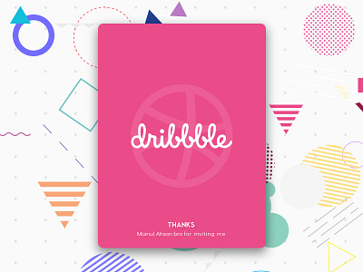 Hello Dribbble! debut dribbble first shot follow hello icon invite