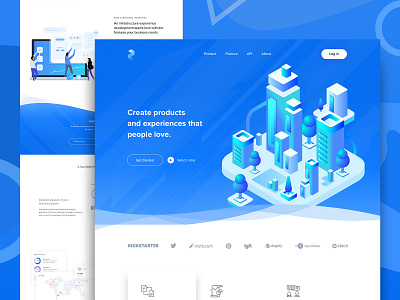 SaaS Software Landing Page