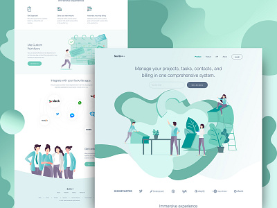 Salto - SaaS Landing Page Full Preview