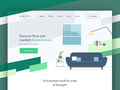 Room Service Landing Page