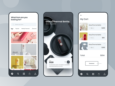 Product Shop Mobile App UI