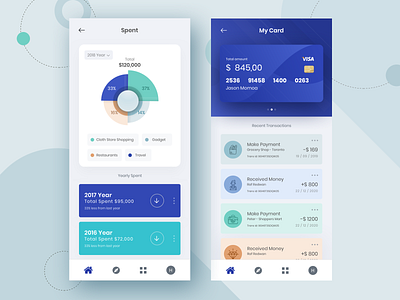 Financial Mobile Wallet App