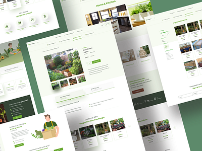 Growgarden - Product & Detail Page branding detailpage gardener gardening gardenscapes growgarden landing page product detail page product page product shop typography ui ux ux design visual design webdesign