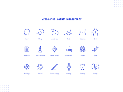 Lifescience Product  Iconography