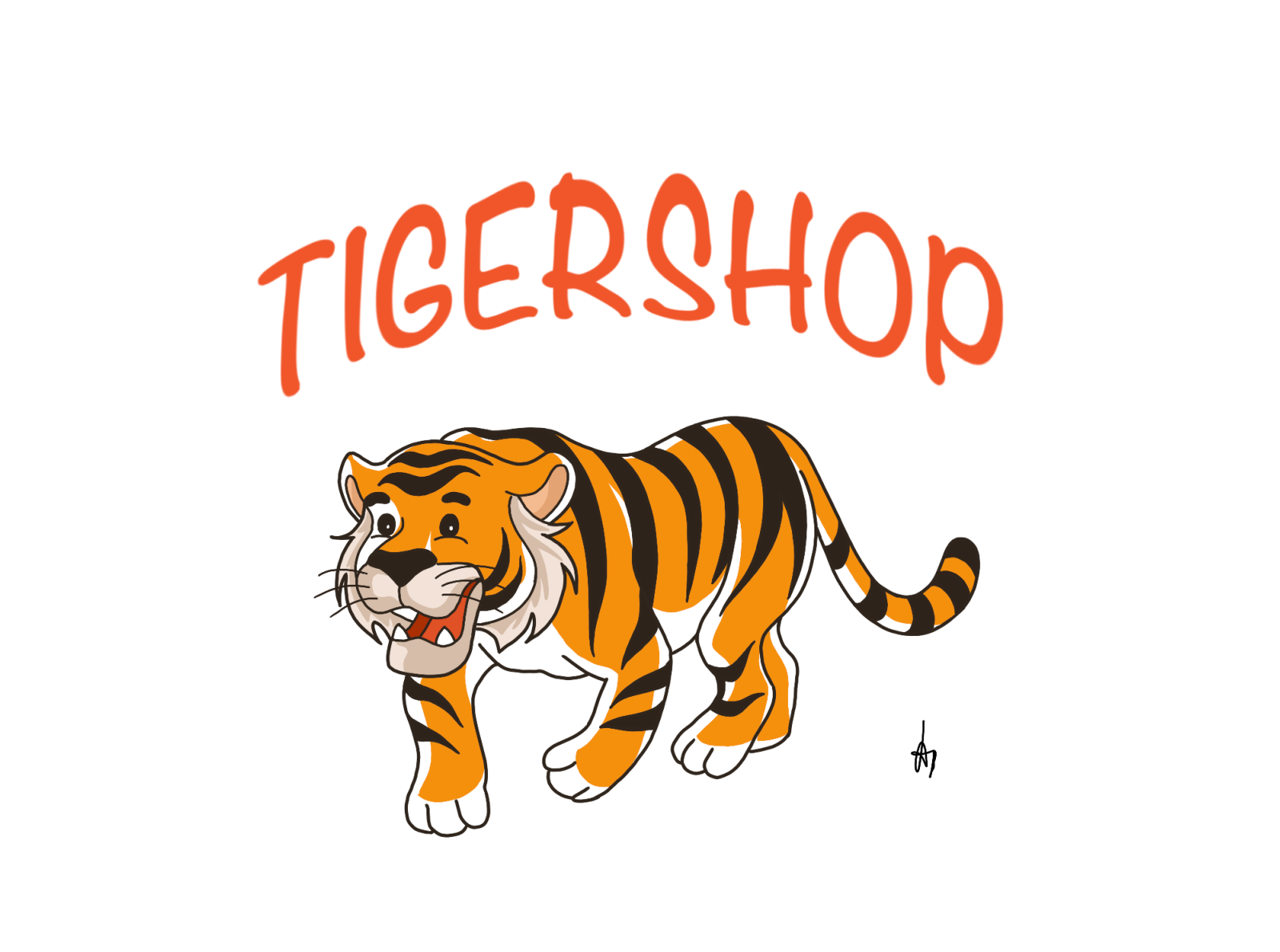 Tigershop Logo By Agnieszka Wojtas On Dribbble