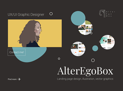 Designer Portfolio design graphic design illustration logo ui ux vector web design