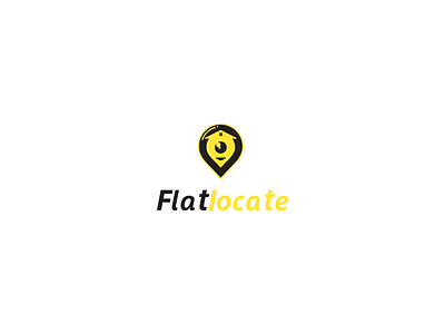 FLATLOCATE | Logo concept branding design graphic design illustration landing page logo typography ui ux vector