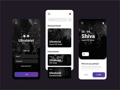 Club app concept